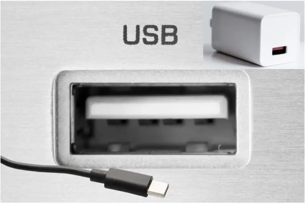 Membersihkan port USB